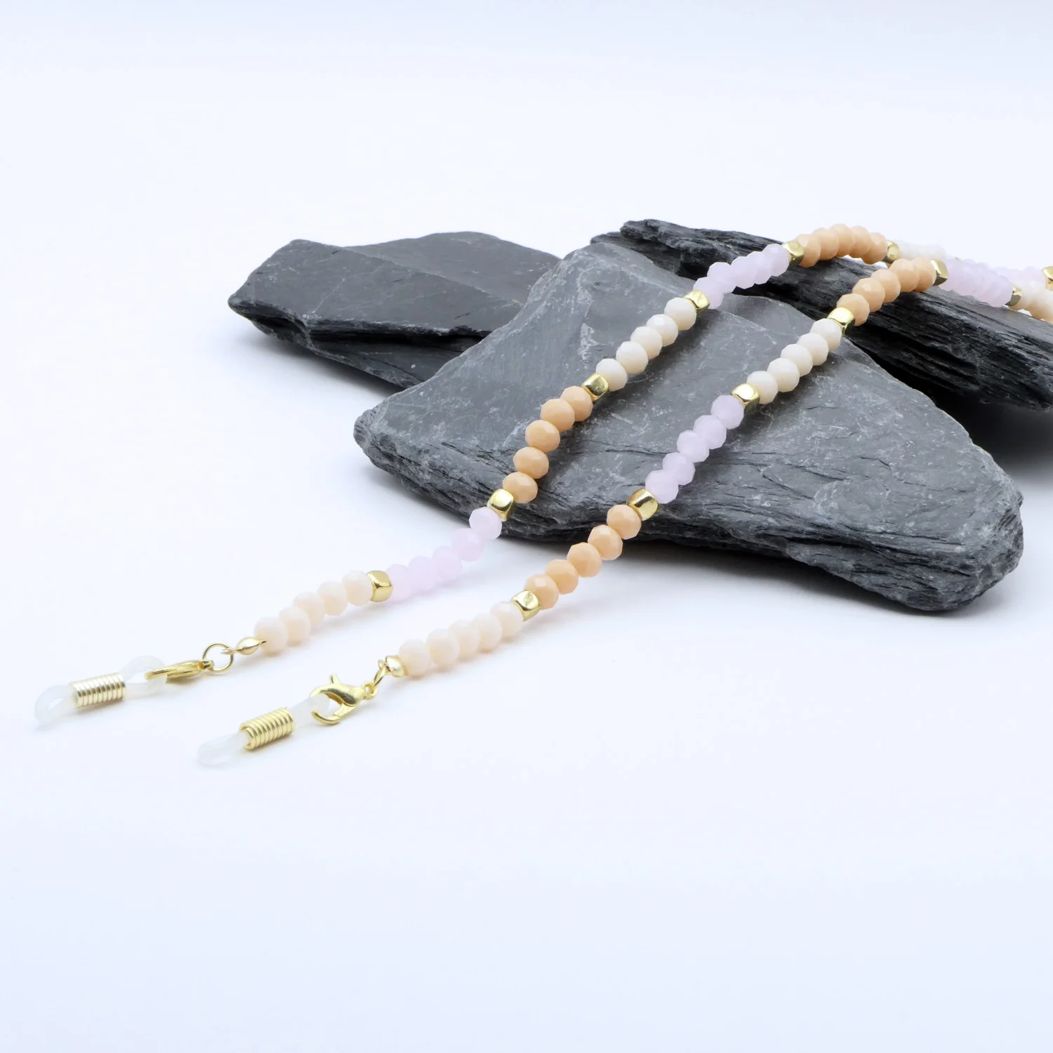 Coral pearl VIENNE | Glasses chain